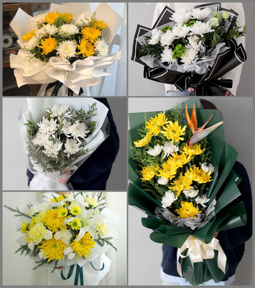 广东揭阳市惠来县隆江镇白事花束代送